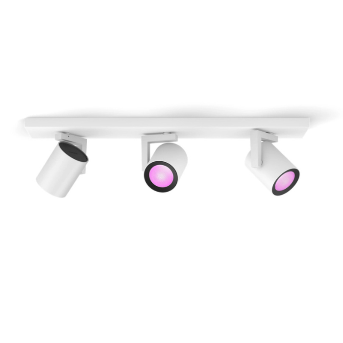 Philips Hue Argenta Triple Bar Spotlight | RGBW Smart 4.2w | White